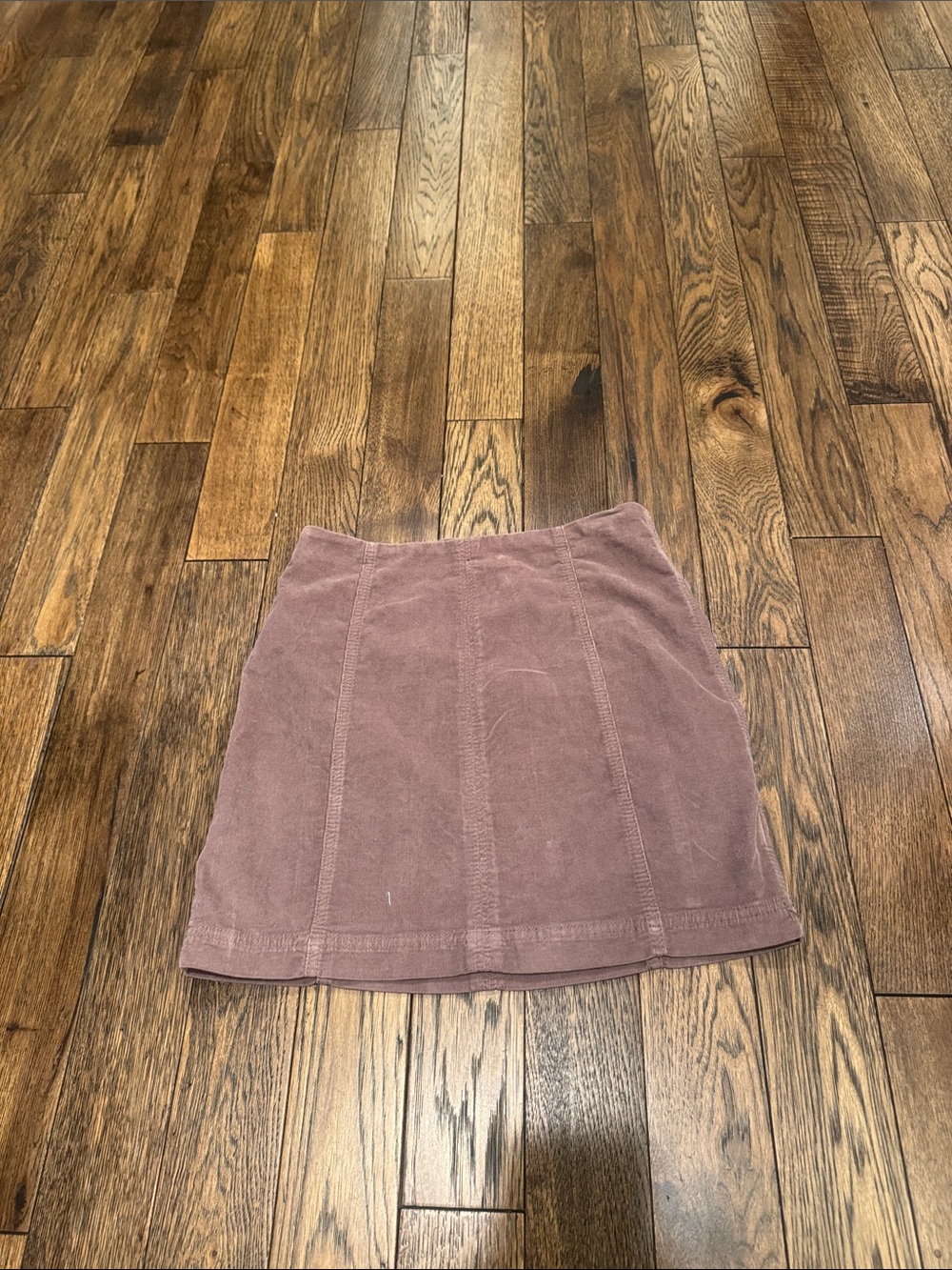 Free People light brown Corduroy Mini Skirt